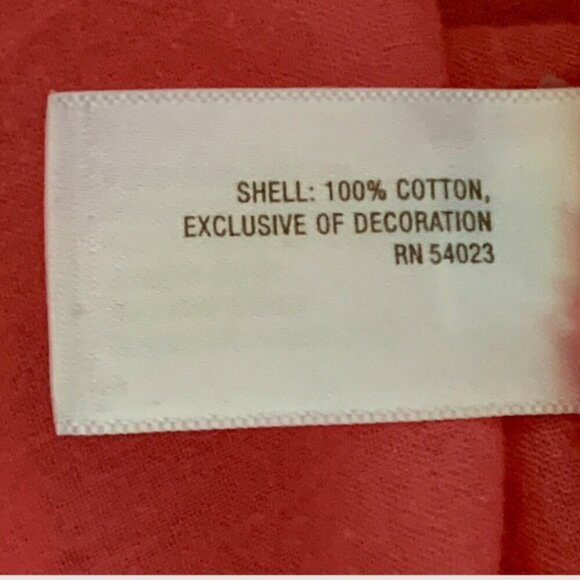 Old Navy Dress Beach Cover-Up Pink Cotton Embroidered  M 19287 - Picture 5 of 6